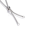 Adjustable 304 Stainless Steel Slider Necklaces X-NJEW-L156-002A-P-3