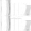 60Pcs 3 Styles 925 Sterling Silver Flat Head Pins STER-SC0001-28-1
