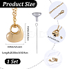 1Pc 304 Stainless Steel Heart Pendant Urn Ashes Necklaces NJEW-CN0001-20G-2