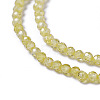 Cubic Zirconia Beads Strands G-F596-48C-2mm-3