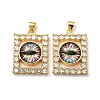 Real 18K Gold Plated Brass Pendants KK-L209-006G-07-1