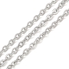 Tarnish Resistant 304 Stainless Steel Cable Chains CHS-R008-13-1