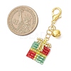 Christmas Gift Handmade Glass Seed Beads Pendant Decoraitons HJEW-MZ00350-04-3
