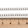 925 Sterling Silver Clear Cubic Zirconia Chains STER-C016-02A-P02-3