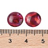 Natural Abalone Shell/Paua Shell Resin Cabochons SSHEL-K003-10MM-02-3
