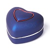 Heart Plastic Jewelry Ring Boxes OBOX-F005-04A-1