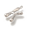 Rack Plating Brass Pendants KK-I722-08P-K-2