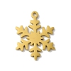 5Pcs Christmas 201 Stainless Steel Pendants STAS-Z068-01G-02-1