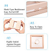 3 Bags 3 Styles Square Transparent PE Thin Film Suspension Jewelry Display Box CON-TA0001-38D-5