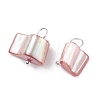 Natural Freshwater Shell Charms PALLOY-JF01352-02-1