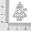 Christmas Theme Anti-Tarnish 304 Stainless Steel Pendants STAS-R003-04P-02-3