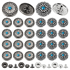20 Sets 2 Colors Brass Snap Button FIND-GA0003-65-1