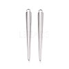 304 Stainless Steel Pendants STAS-T075-22F-P-1