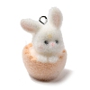 Easter Opaque Resin Pendants RESI-F062-03C-1