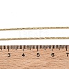 1.2MM 304 Stainless Steel Boston Link Chain Necklaces NJEW-D328-01G-03-3