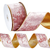 Polyester Velvet Ribbons SRIB-WH0011-356A-1