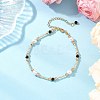 Dyed Natural Malaysia Jade Beaded Bracelets for Women BJEW-JB12028-02-1