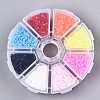 8 Colors PE DIY Melty Beads Fuse Tube Beads Refills DIY-N002-016-1