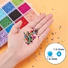 195G 15 Colors Glass Seed Beads SEED-YW0001-11C-4