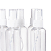 BENECREAT 60ml Transparent PET Plastic Refillable Spray Bottle MRMJ-BC0001-51-8