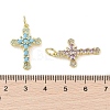 Real 18K Gold Plated Brass Micro Pave Cubic Zirconia Pendants KK-A209-19G-4
