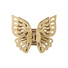 Large Frosted Butterfly Hair Claw Clip OHAR-PW0003-006D-1