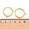 316 Stainless Steel Huggie Hoop Earring Findings EJEW-B158-01F-G-3
