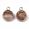 Natural Picture Jasper Pendants G-T131-101C-2