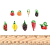36Pcs 9 Styles Handmade Lampwork Pendants LAMP-FS0001-41-5