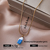 304 Stainless Steel Enamel Ice Cream Pendant Necklaces for Women FB4666-5-1