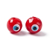 Handmade Evil Eye Lampwork Beads LAMP-F025-03-3