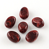 Oval Imitation Gemstone Acrylic Beads OACR-R052-05-1
