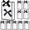 12Pcs Rectangle Plastic Gift Bags ABAG-SP0001-07F-1