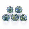 Transparent Handmade Blown Glass Globe Beads X-GLAA-T012-19C-1
