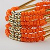 Multi strand Glass Seed Beads Bracelets BJEW-JB01288-03-3