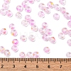 3/0 Baking Paint Transparent Colours Glass Round Beads SEED-L011-13A-05-4