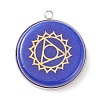 Natural & Synthetic Mixed Stone Pendants PALLOY-JF01648-03-2