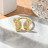 Butterfly Cuff Rings RJEW-G337-12G-2