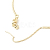 Brass Chain Bracelet X-BJEW-M201-01G-3