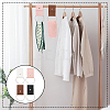 8Pcs 4 Colors PU Leather Towel Clip AJEW-PH0008-56-5