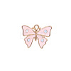 Zinc Alloy Enamel Butterfly Jewelry Pendant ENAM-TAC0007-09C-1