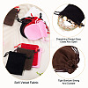24Pcs 8 Styles Gourd & Rectangle Velvet Drawstring Packing Bags TP-TA0001-07B-5