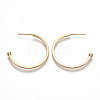 Brass Stud Earrings KK-T038-487G-2