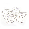 Brass Hoop Earrings Findings Kidney Ear Wires EC221-4