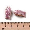 Handmade Printed Porcelain Beads PORC-E015-17E-3