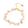 Natural Pearl Beaded Bracelets BJEW-D447-03G-02A-2