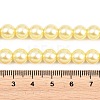 Eco-Friendly Dyed Glass Pearl Round Beads Strands HY-A008-8mm-RB012-5