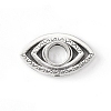 Tibetan Style Alloy Bead Frame TIBE-WH0002-08AS-1