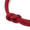 3MM Round Nylon Braided Cord Bracelet Making LS-FB-CBAA152-03G-37-3