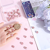 40Pcs Handmade Gold Sand Lampwork Beads Strands LAMP-SC0001-35A-3